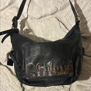 SALE!!! CHLOE Authentic Black Leather Shoulder Bag ( only this week)